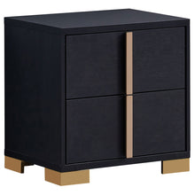Load image into Gallery viewer, Marceline 2-drawer Nightstand Black
