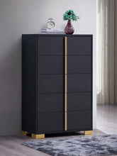 Load image into Gallery viewer, Marceline 5-drawer Bedroom Chest Black
