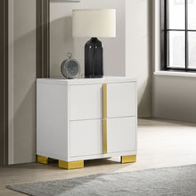Load image into Gallery viewer, Marceline 2-drawer Nightstand White
