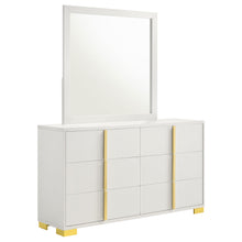 Load image into Gallery viewer, Marceline 6-drawer Dresser with Mirror White
