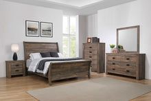 Load image into Gallery viewer, Frederick 6-drawer Dresser with Mirror Weathered Oak

