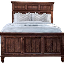 Load image into Gallery viewer, Avenue Wood California King Panel Bed Weathered Brown
