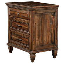 Load image into Gallery viewer, Avenue 3-drawer Nightstand Weathered Burnished Brown
