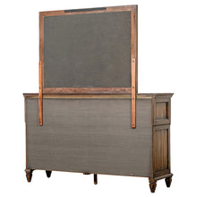 Load image into Gallery viewer, Avenue 8-drawer Dresser with Mirror Weathered Burnished Brown
