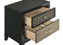 Load image into Gallery viewer, Valencia 2-drawer Nightstand Light Brown and Black
