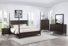 Load image into Gallery viewer, Emberlyn Wood Queen Poster Bed Brown
