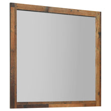 Load image into Gallery viewer, Sidney Square Dresser Mirror Rustic Pine
