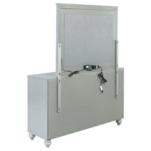 Load image into Gallery viewer, Gunnison 6-drawer Dresser with Mirror Silver Metallic
