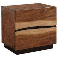 Load image into Gallery viewer, Winslow 2-drawer Nightstand Smokey Walnut
