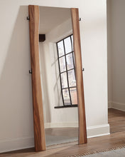 Load image into Gallery viewer, Winslow Standing Mirror Smokey Walnut and Coffee Bean
