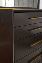 Load image into Gallery viewer, Durango 8-drawer Dresser with Mirror Smoked Peppercorn
