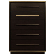 Load image into Gallery viewer, Durango 5-drawer Chest Smoked Peppercorn
