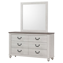Load image into Gallery viewer, Stillwood 6-drawer Dresser with Mirror Vintage Linen
