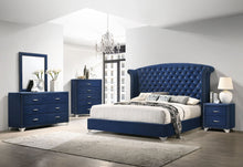 Load image into Gallery viewer, Melody 4-piece Eastern King Bedroom Set Pacific Blue
