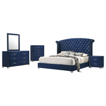 Load image into Gallery viewer, Melody 5-piece California King Bedroom Set Pacific Blue
