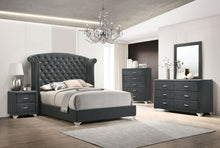 Load image into Gallery viewer, Melody 6-drawer Upholstered Dresser Grey
