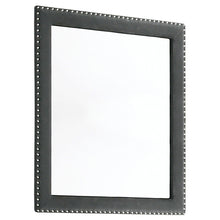 Load image into Gallery viewer, Melody Upholstered Dresser Mirror Grey

