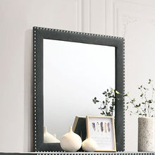 Load image into Gallery viewer, Melody Upholstered Dresser Mirror Grey
