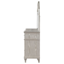 Load image into Gallery viewer, Evangeline 9-drawer Dresser with Mirror Silver Oak
