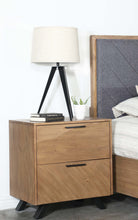 Load image into Gallery viewer, Taylor 2-drawer Rectangular Nightstand with Dual USB Ports Light Honey Brown
