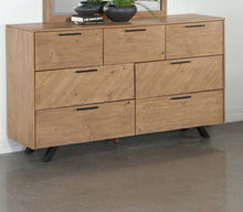 Load image into Gallery viewer, Taylor 7-drawer Rectangular Dresser Light Honey Brown
