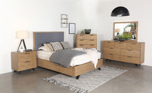 Load image into Gallery viewer, Taylor 7-drawer Rectangular Dresser with Mirror Light Honey Brown
