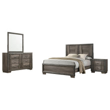 Load image into Gallery viewer, Janine 4-piece Eastern King Bedroom Set Grey
