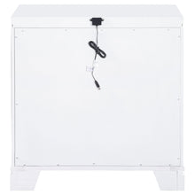 Load image into Gallery viewer, Eleanor Rectangular 2-drawer Nightstand White
