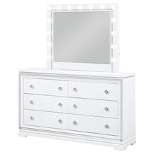 Load image into Gallery viewer, Eleanor Rectangular 6-drawer Dresser with Mirror White
