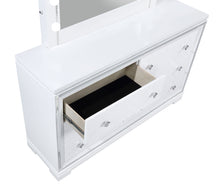 Load image into Gallery viewer, Eleanor Rectangular 6-drawer Dresser with Mirror White
