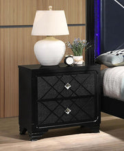 Load image into Gallery viewer, Penelope 2-drawer Nightstand Midnight Star
