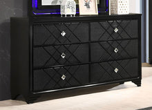 Load image into Gallery viewer, Penelope 6-drawer Dresser Black
