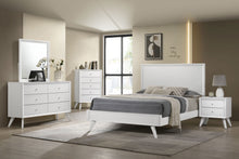 Load image into Gallery viewer, Janelle Wood Queen Panel Bed White
