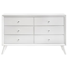 Load image into Gallery viewer, Janelle 6-drawer Dresser White
