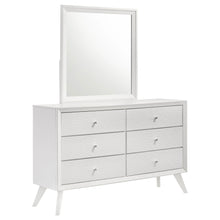 Load image into Gallery viewer, Janelle 6-drawer Dresser with Mirror White
