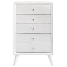 Load image into Gallery viewer, Janelle 5-drawer Bedroom Chest White
