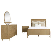 Load image into Gallery viewer, Arini 4-piece Queen Bedroom Set Sand Wash and Natural Cane
