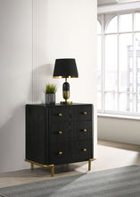 Load image into Gallery viewer, Arini 3-drawer Nightstand Black

