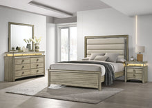 Load image into Gallery viewer, Giselle 4-piece Eastern King Bedroom Set Rustic Beige
