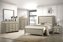 Load image into Gallery viewer, Giselle Wood California King Panel Bed Rustic Beige
