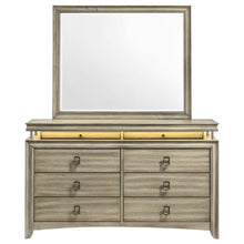 Load image into Gallery viewer, Giselle 8-drawer Dresser with Mirror Rustic Beige
