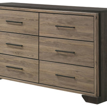 Load image into Gallery viewer, Baker 6-drawer Dresser Brown and Light Taupe
