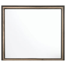 Load image into Gallery viewer, Baker Rectangular Dresser Mirror Brown and Light Taupe
