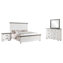 Load image into Gallery viewer, Lilith 4-piece Eastern King Bedroom Set Distressed White
