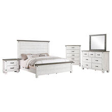 Load image into Gallery viewer, Lilith 5-piece Eastern King Bedroom Set Distressed White
