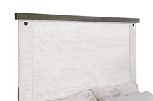 Load image into Gallery viewer, Lilith Wood Queen Panel Bed Distressed White
