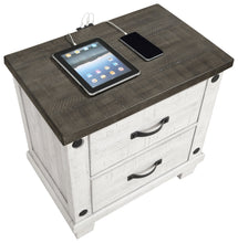 Load image into Gallery viewer, Lilith 2-drawer Nightstand Distressed White
