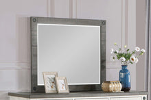 Load image into Gallery viewer, Lilith Rectangular Dresser Mirror Distressed Grey
