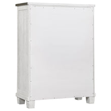 Load image into Gallery viewer, Lilith 5-drawer Chest Distressed Grey and White

