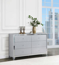 Load image into Gallery viewer, Larue 6-drawer Dresser Silver
